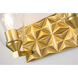 Alpha 2 Light 16 inch AGB Bath Light Wall Light in Antique Brass